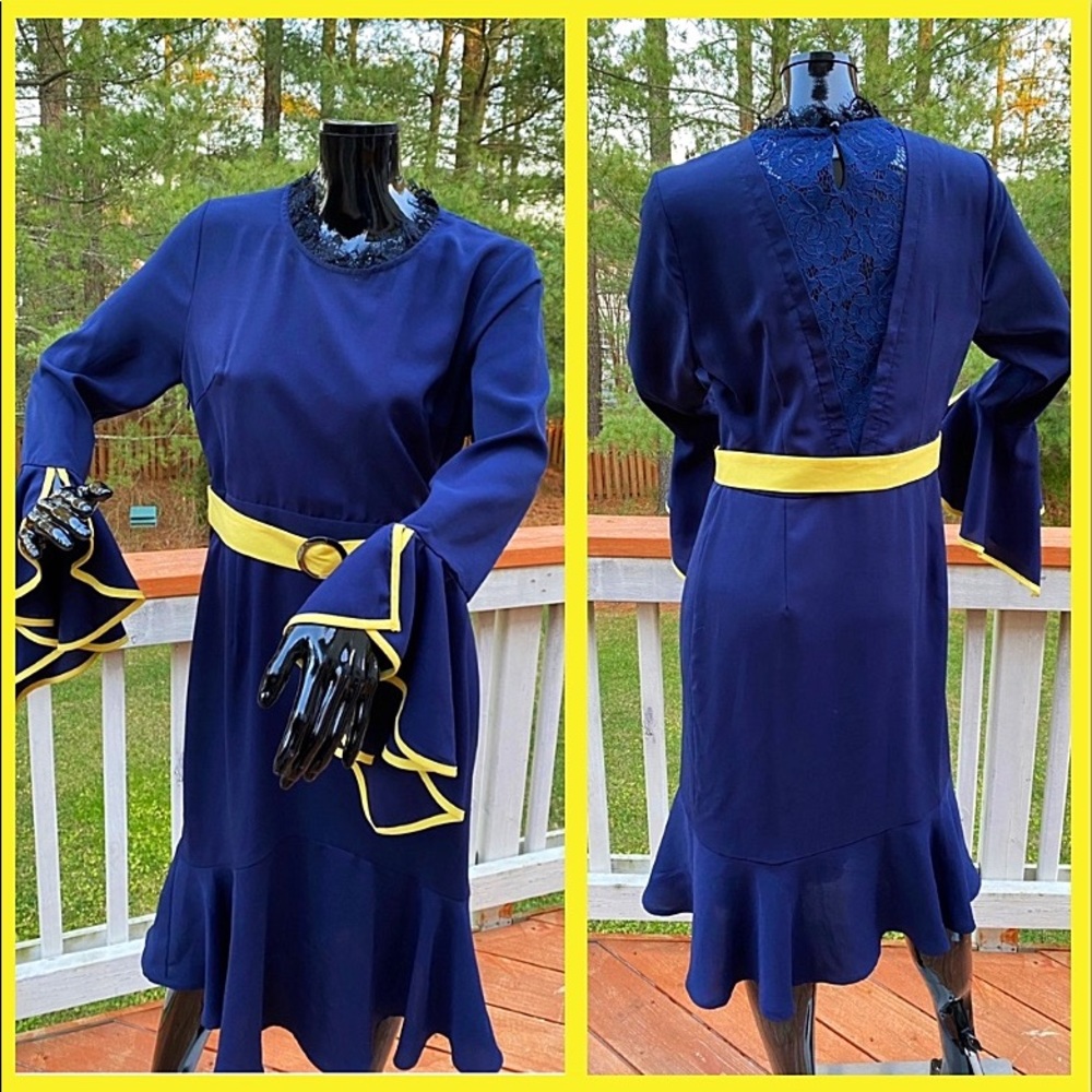 Navy Blue Dress by Stylewe